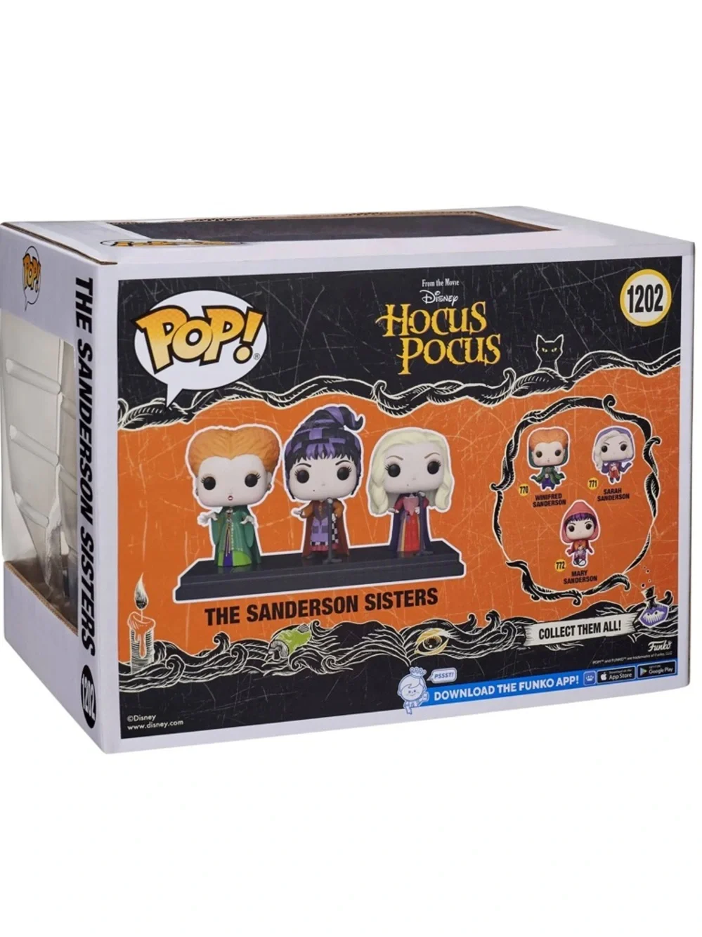 Disney Funko Pop! Hocus Pocus The Sanderson Sisters — Orange, Purple, Green - Picture 3 of 7